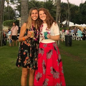 Ann Taylor Floral Skirt